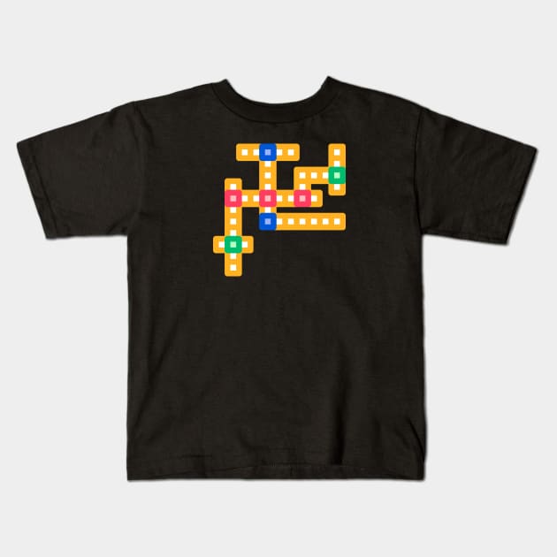 Crossword Kids T-Shirt by Marioma